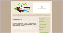 Desktop Screenshot of mairie-lunas.fr
